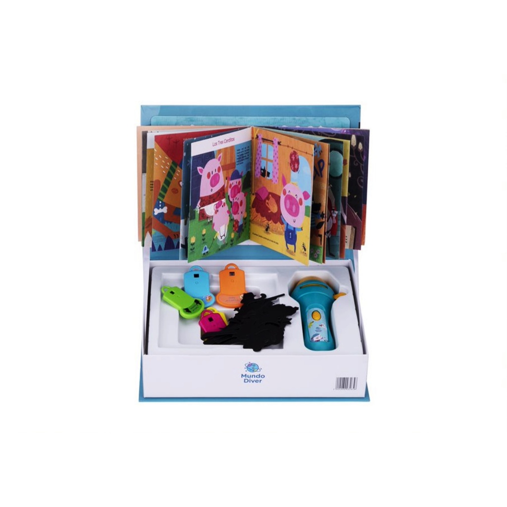 Lanterna Contadora de Historias Brinquedo Educativo Pedagogico tookyland