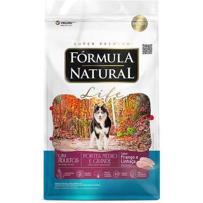 Ração Fórmula Natural Life Adulto Raça Média e Grande 15 kg