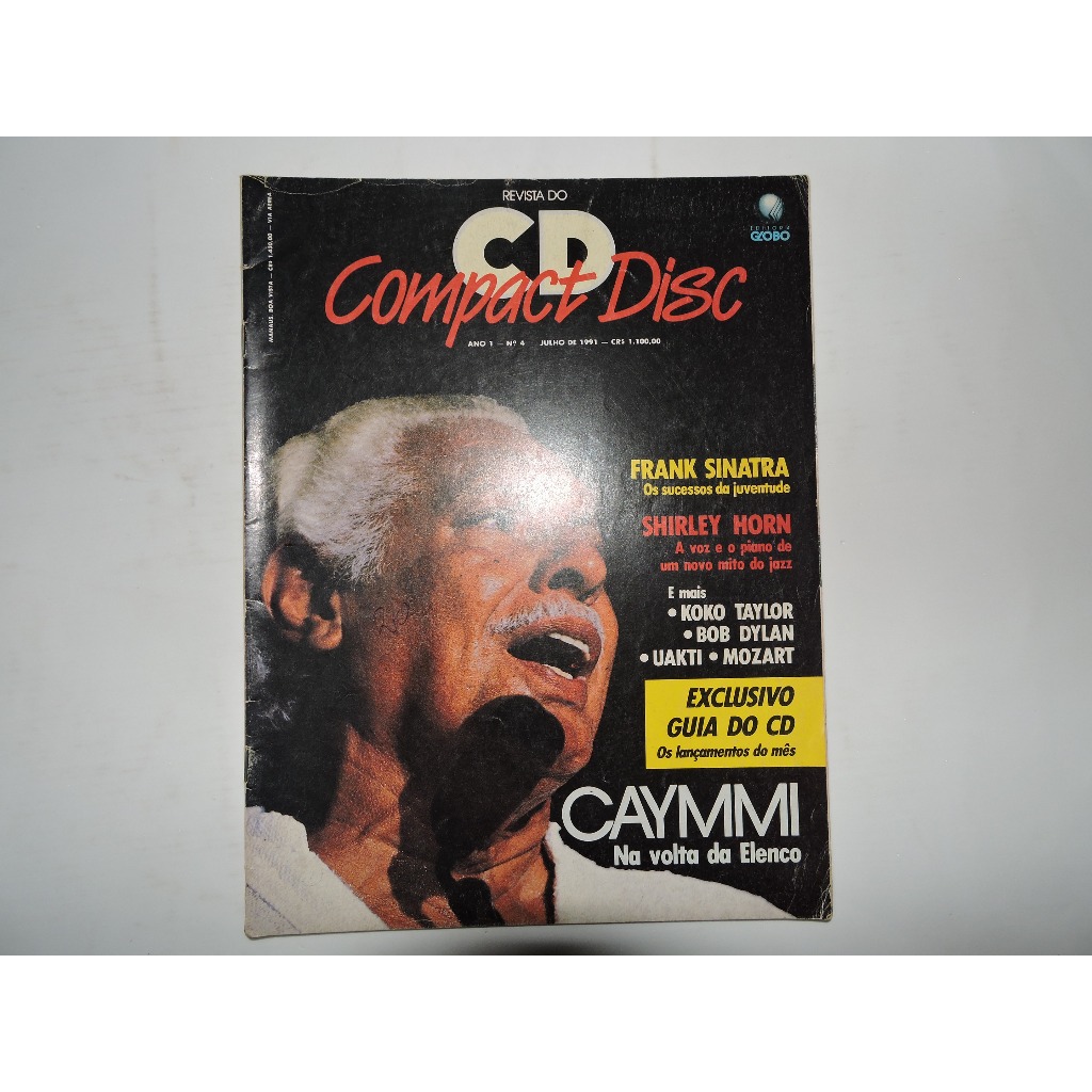 REVISTA DO CD 4 CAYMMI RAUL SEIXAS TONICO TINOCO PELÉ