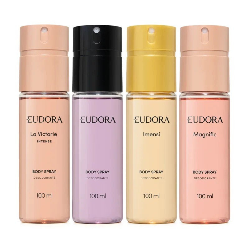 Body Splash Eudora 100ml La Victorie Imensi Magnific Lyra Roxinho