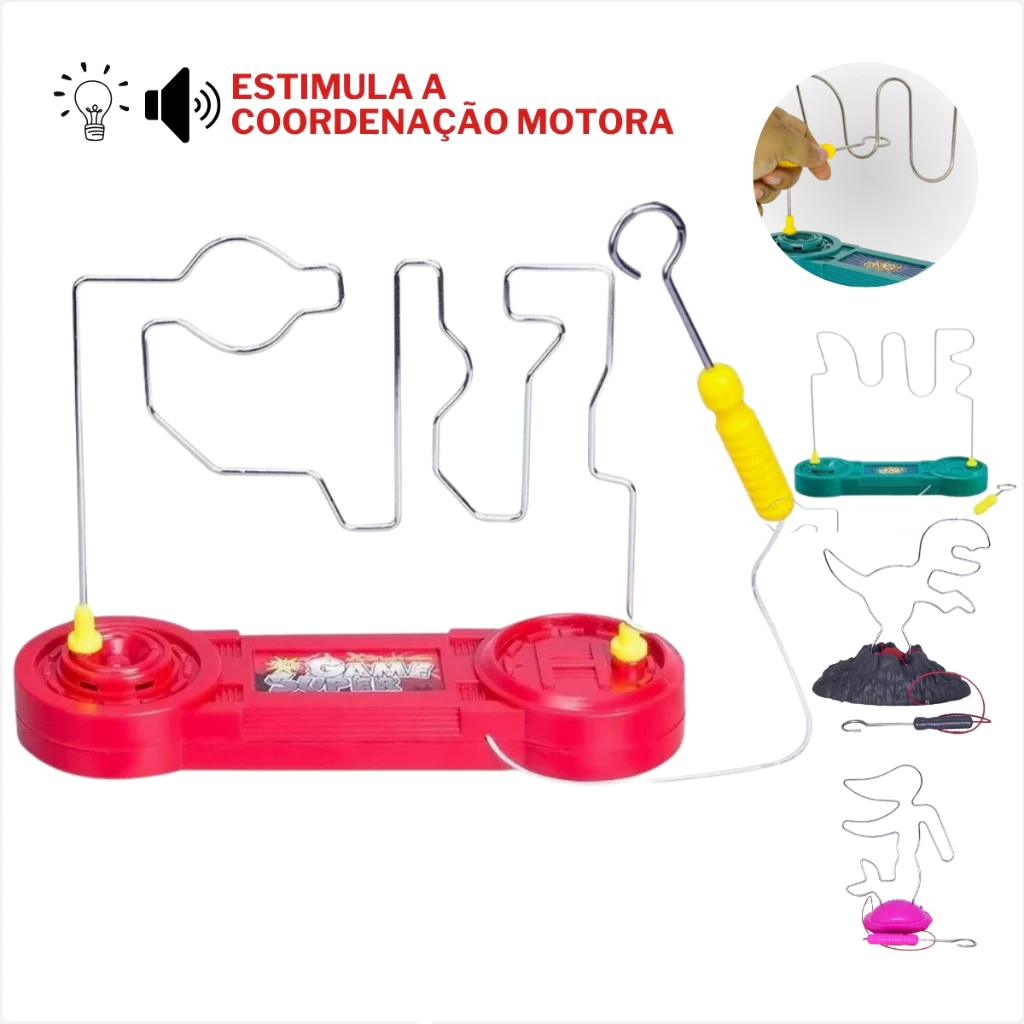 Jogo Desafio Do Choque Coordenação Motora Com Luz E Som