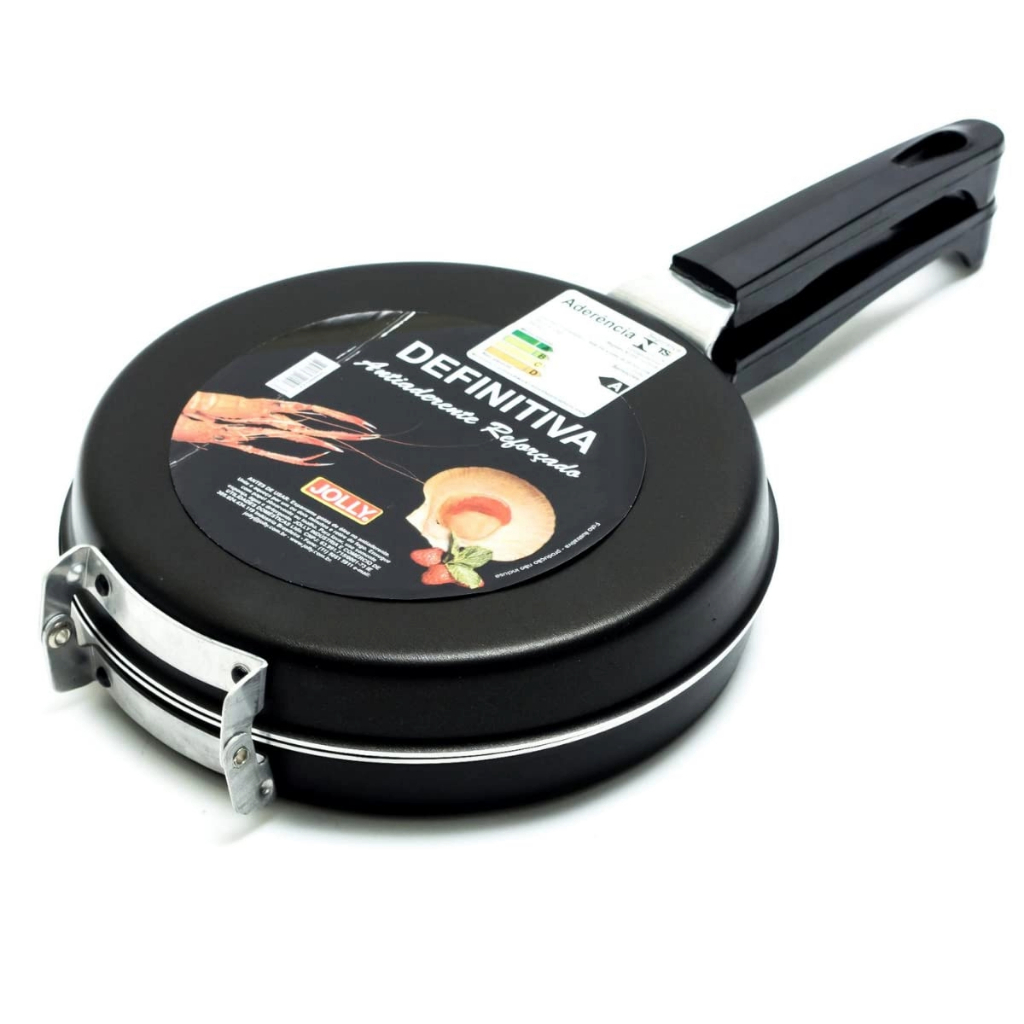 Omeleteira Frigideira Dupla Panquequeira jolly Antiaderente em Oferta na Shopee
