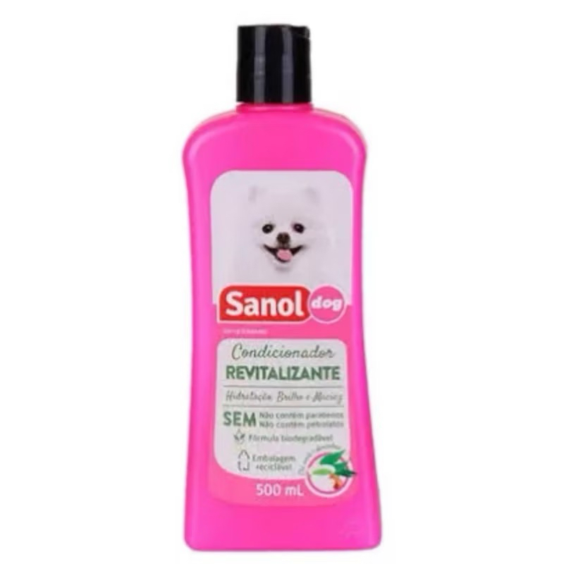 Condicionador para cães Sanol revitalizante 500ml