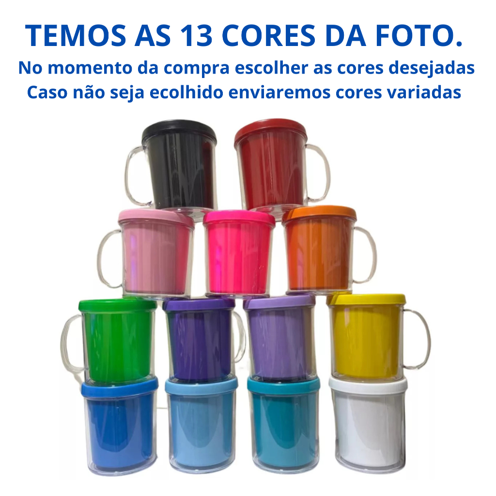60 canecas para personalizar colocando a foto dentro em Oferta na Shopee