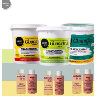 Guanidina Salon line- Alisante, relaxante e redutor de volume. em Oferta na Shopee