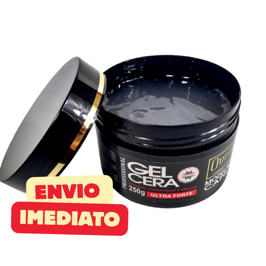 Gel Cera Capilar Ultra Forte Ouribel 250g em Oferta na Shopee