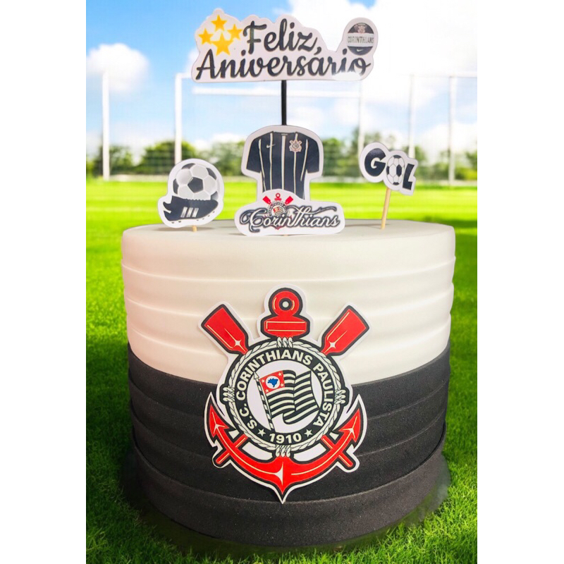 bolo fake times Corinthians,Palmeiras,São Paulo e All-Nassr 20x15 em Oferta na Shopee