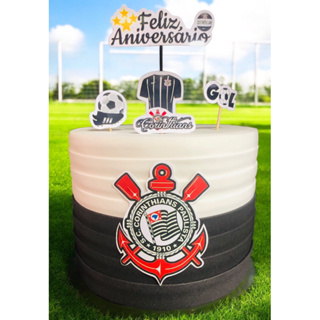 bolo fake times Corinthians,Palmeiras,São Paulo e All-Nassr 20x15 em Oferta na Shopee