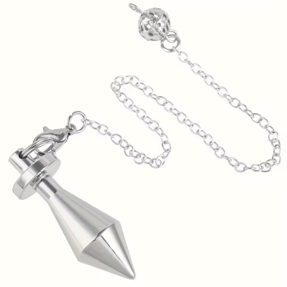 Pêndulo Metal Lança Radiestesia 7 Chakras Especial