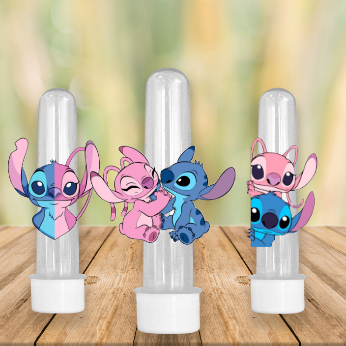 Apliques STITCH E ANGEL 6x4cm – Lembrancinha e Decoração  Festa - SORTIDOS