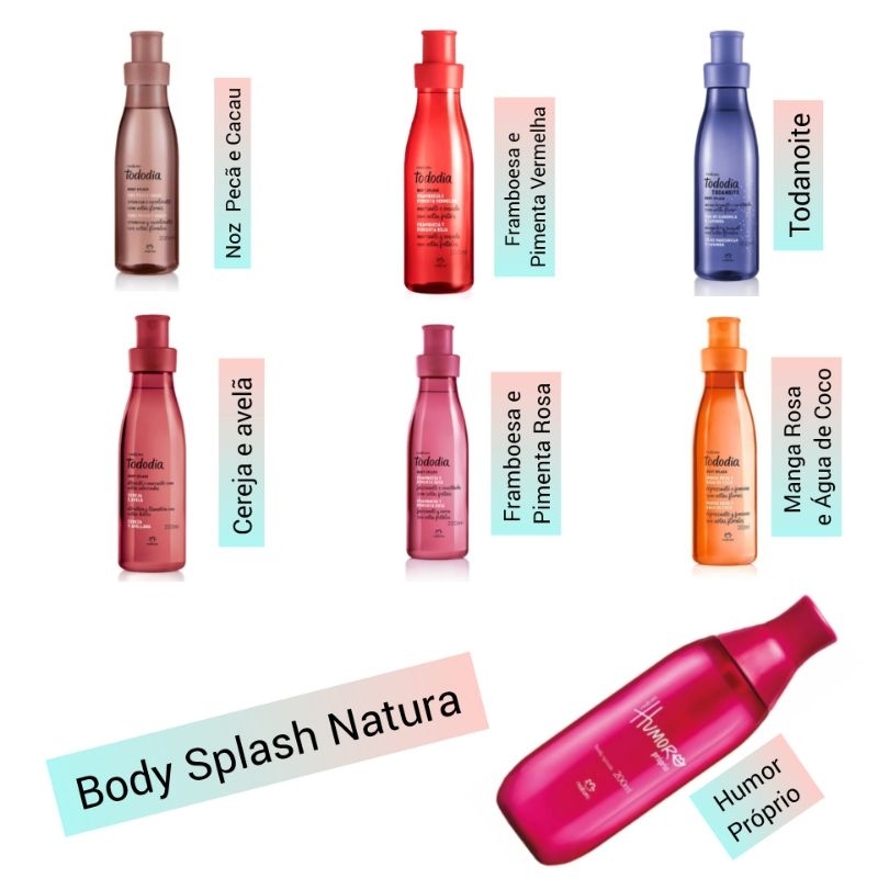 Body Splash Tododia Natura em Oferta na Shopee