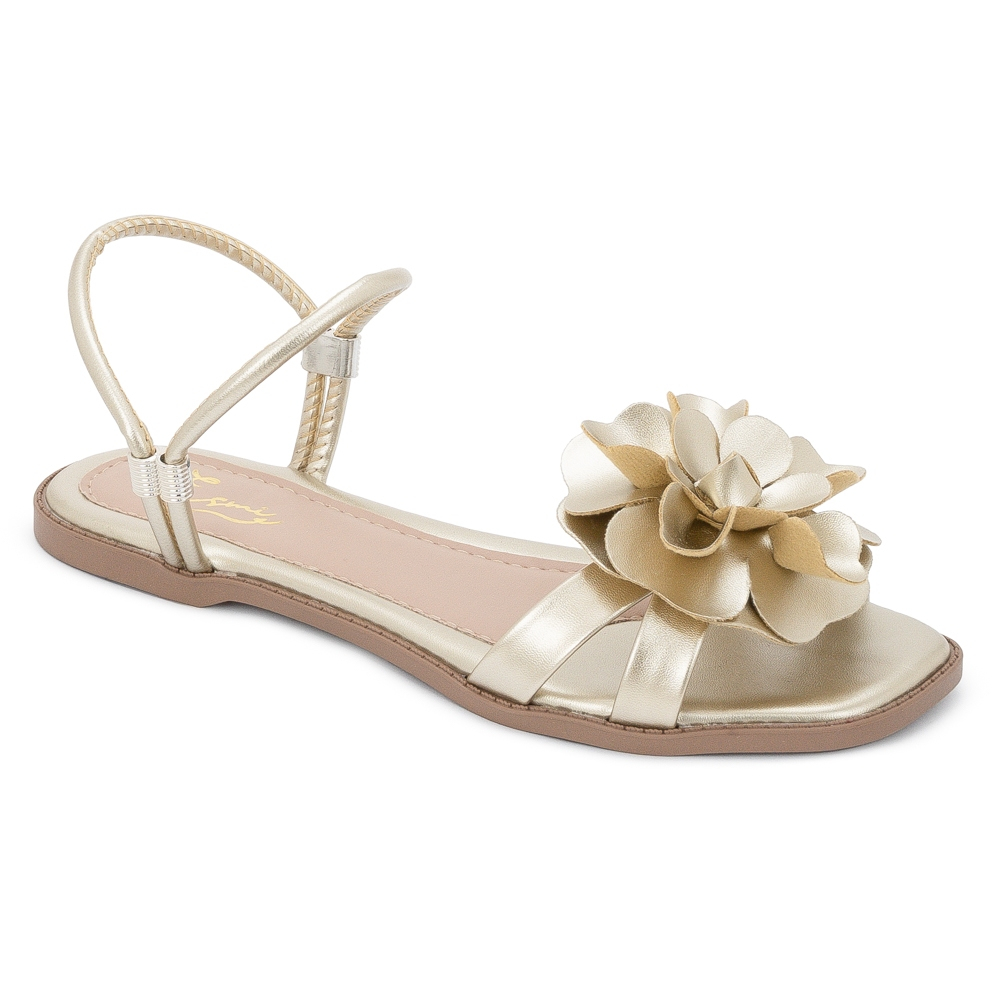 Rasteirinha Sandália Flor Casual Moda Verão Confortável original Feminina Casual 34 ao 39