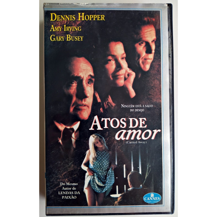 Filme VHS: Atos de Amor, Dennis Hopper, Amy Irving, Bruno Barreto, Original Raro