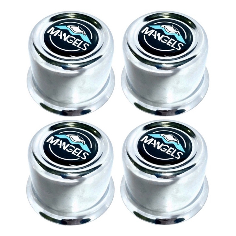 4 Calota Copinho Metal F1000/F100/F75 Furo Roda 80mm