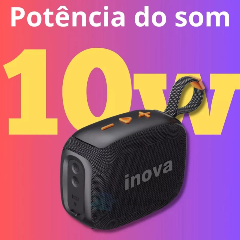 Caixa de Som Bluetooth TWS Portátil à Prova d'Água com Rádio — foto 8