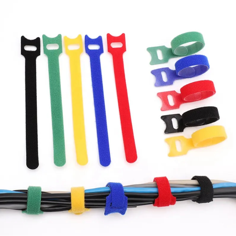 Kit 20 UN / Kit 40 UN - Organizador de Cabos e Fios Abraçadeira multiuso Prendedor - Organizador reutilizável