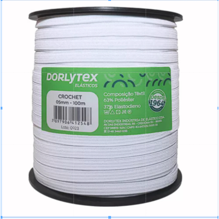 Elástico Branco Rolo Com 100 Metros em Oferta na Shopee