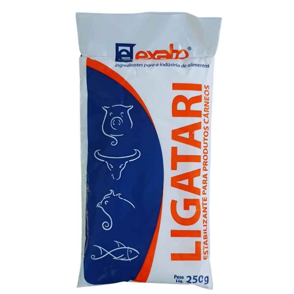 Emulsificante estabilizante para produtos carneos Ligatari 250g em Oferta na Shopee