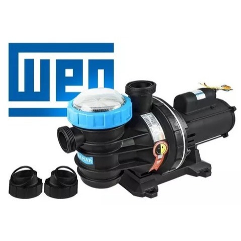 Motobomba Bomba Centrifuga De Piscina 3/4cv 0.75cv BM-75 Monofasica 110/220v Até 78 mil litros Motor Weg