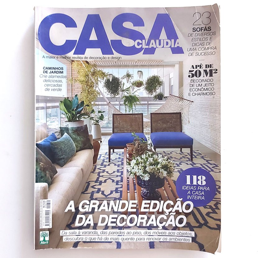 Revista Casa Claudia N10 Out2015 Grande Edição Da Decoração