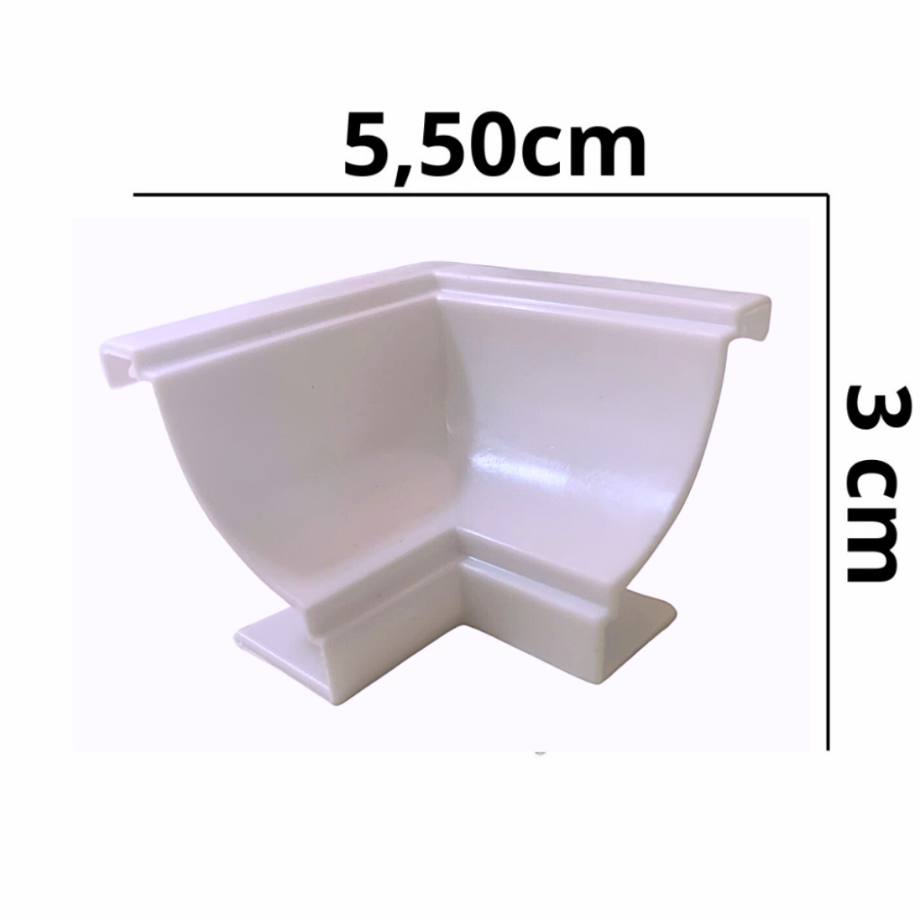 30 Cantoneira Forro PVC Branco interna/Externa/Emenda — imagem 2 de 2