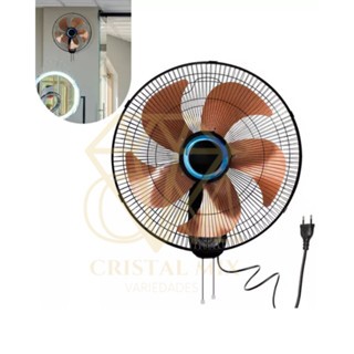 Ventilador de Parede Turbo Solaris 110V | Hélice 5 Pás, 75W, Ultra Potente e Silencioso