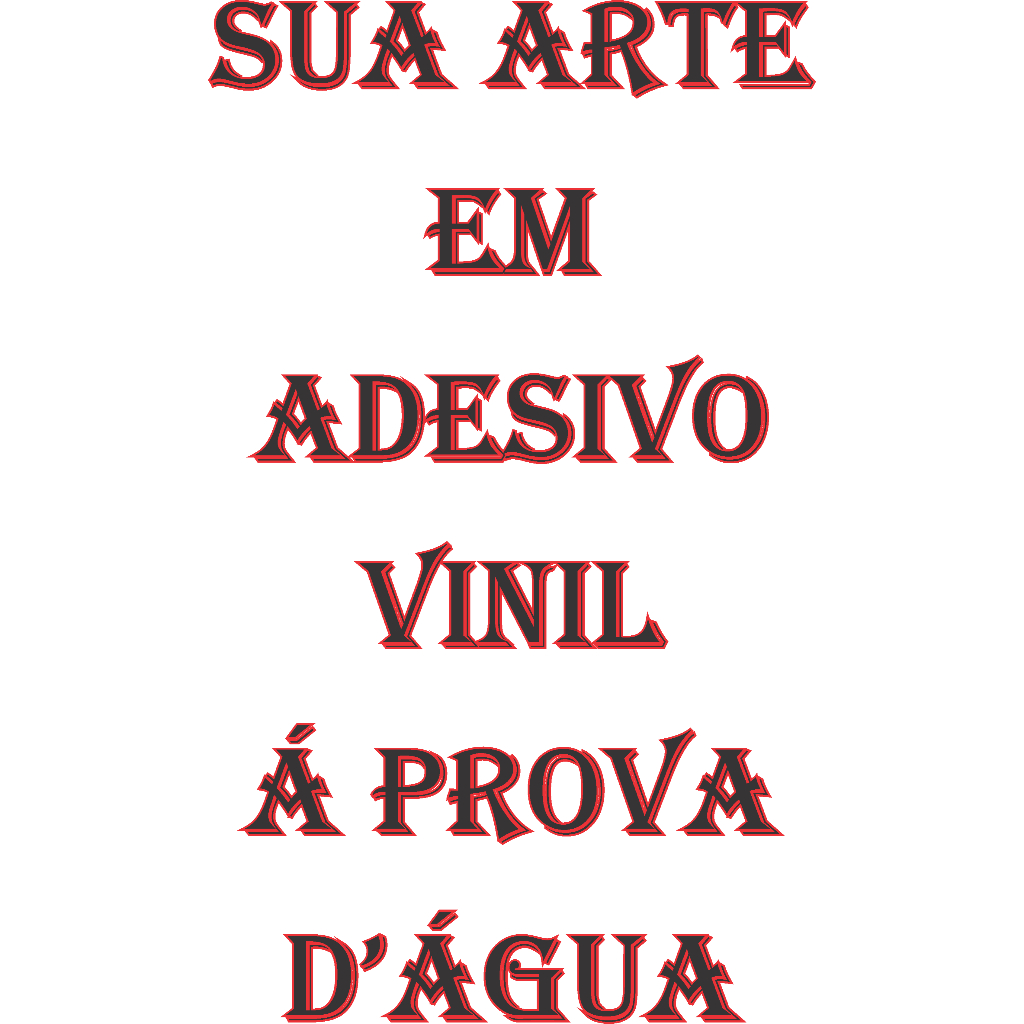 Sua Arte - Fotos - Cartaz - Mensagens - Informações etc. Em Adesivos Vinil á prova d'água Med: 29x21 em Oferta na Shopee