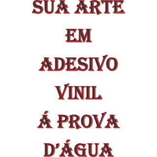 Sua Arte - Fotos - Cartaz - Mensagens - Informações etc. Em Adesivos Vinil á prova d'água Med: 29x21 em Oferta na Shopee