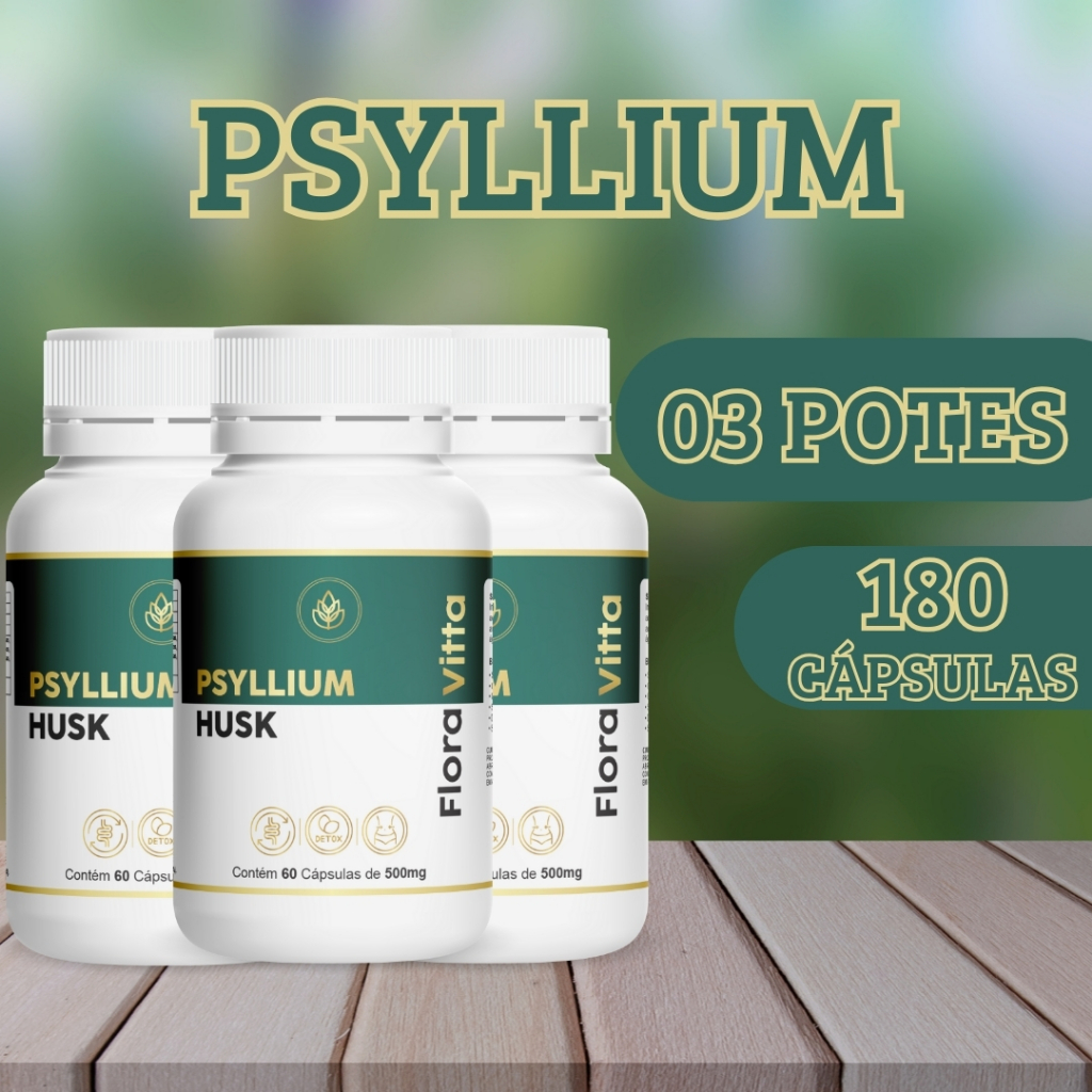 🌾 Psyllium Premium | Fibra Natural para Saúde Digestiva e Controle de Peso