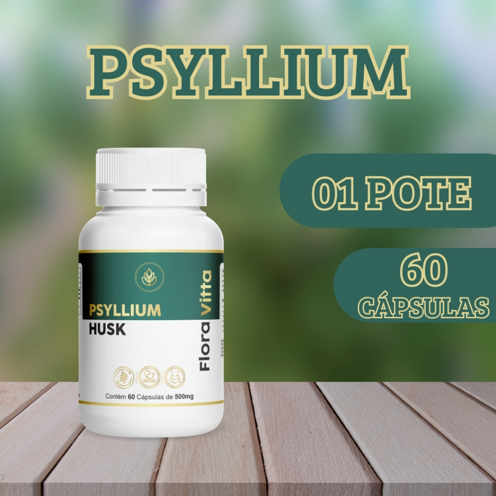 🌾 Psyllium Premium | Fibra Natural para Saúde Digestiva e Controle de Peso