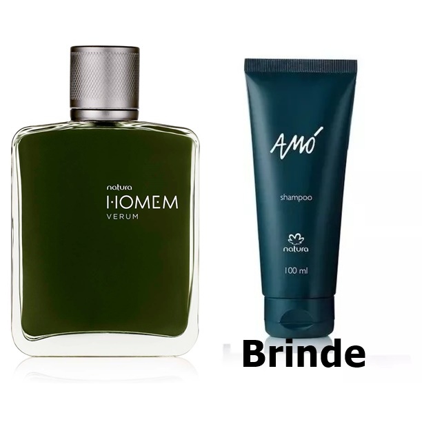 Natura Homem Verum Deo Parfum Masculino 100ml + Brinde