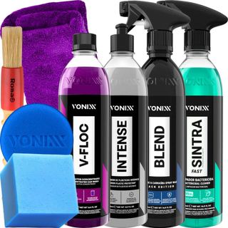 Kit Shampoo Automotivo V-Floc Cera Blend Black Sintra Fast Intense em Oferta na Shopee