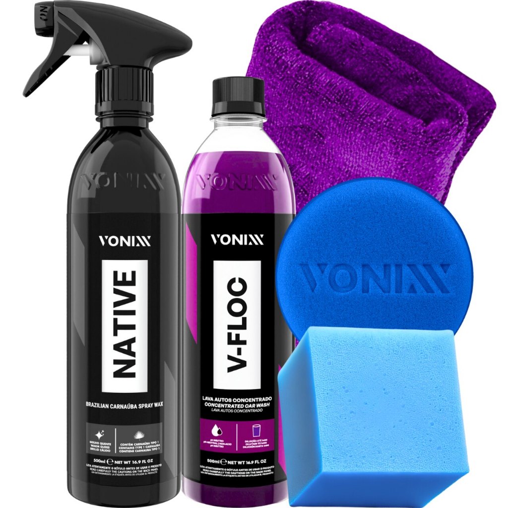 Cera de Carnaúba para Brilho Native + V-Floc 500ml Shampoo Vonixx em Oferta na Shopee