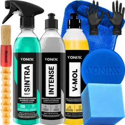 Kit Shampoo Automotivo V-Mol 500ml Sintra Intense Vonixx
