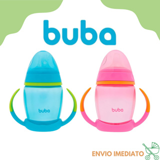 Copo Infantil treinamento para Bebê com Alça e Bico em Silicone Buba em Oferta na Shopee