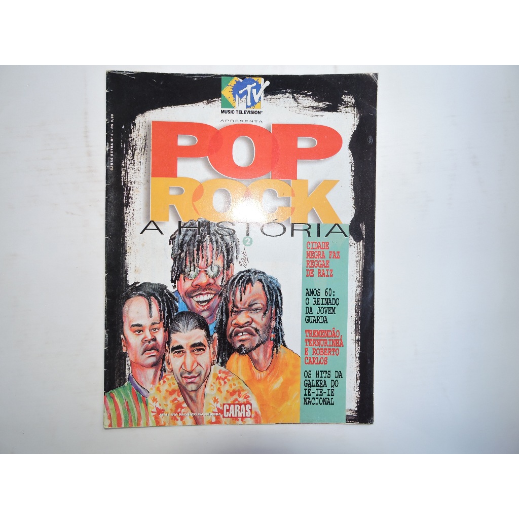 REVISTA POP ROCK A HISTÓRIA 2 RAUL SEIXAS ROBERTO CARLOS RITA LEE MUTANTES CHACRINHA