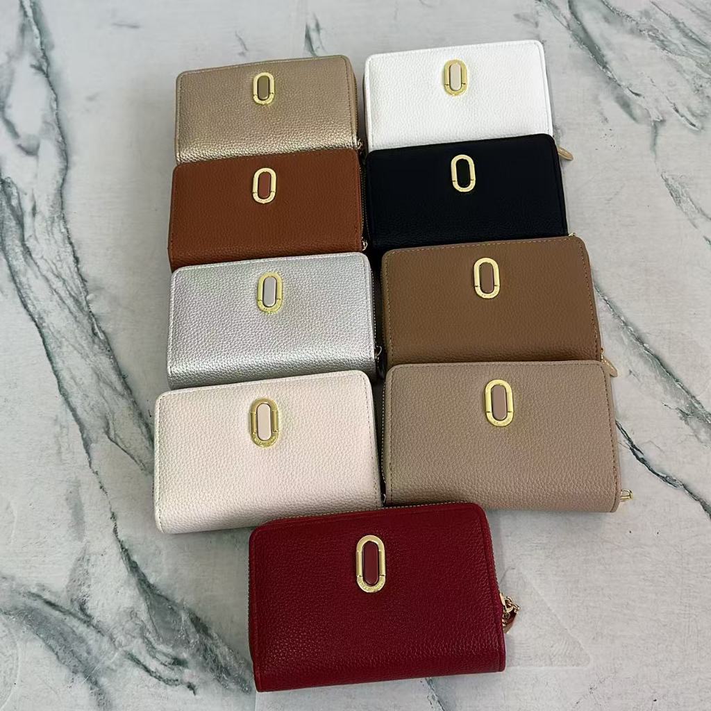 Carteira Feminina De Simples Com Múltiplos Espaços