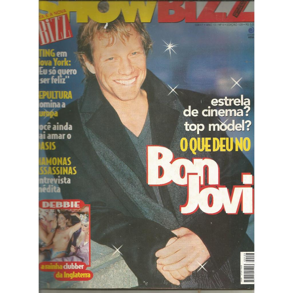 Revista ShowBIZZ - N° 129 - Abril 1996 - Bon Jovi