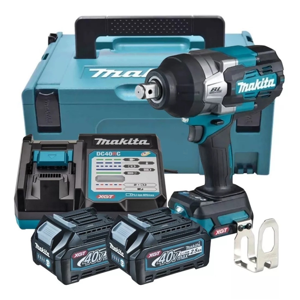 Chave De Impacto 2 Baterias 40v 3/4 Tw001gz Carregador + Makpac 220v