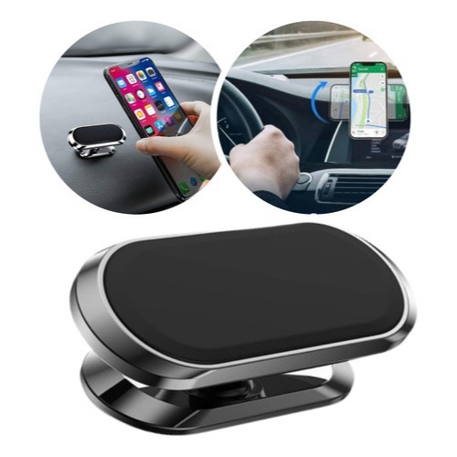 Suporte Veicular Magnético Para Carro Celular Universal 360° H'maston CJ-51 ItBLUe