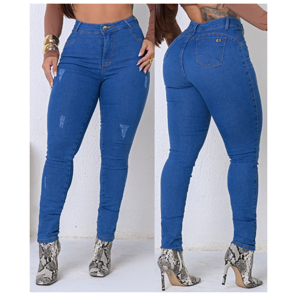 calça jeans feminina skynni levanta bumbum