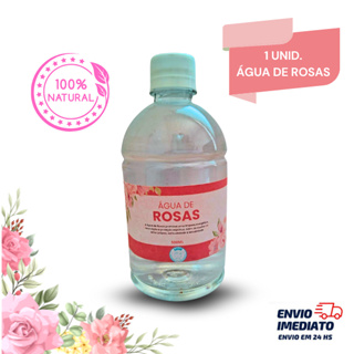 Água de Rosas 500ml Estimula Amor-Próprio Atrai Amor e Harmonia Banho Espiritual de Proteção e Purificação Energética. em Oferta na Shopee