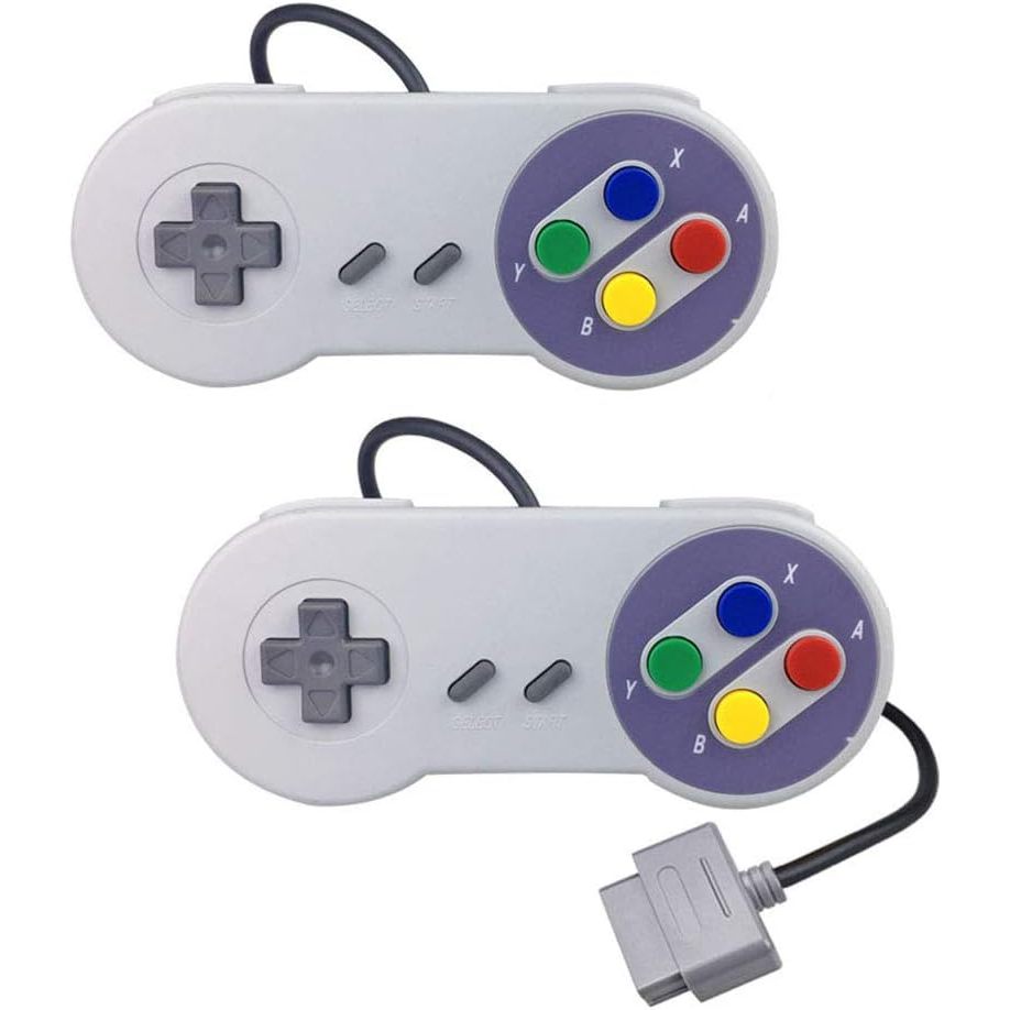 Controle Retrô Super Nintendo Snes Joystick Gamepad para Console Video Game — imagem 2 de 2