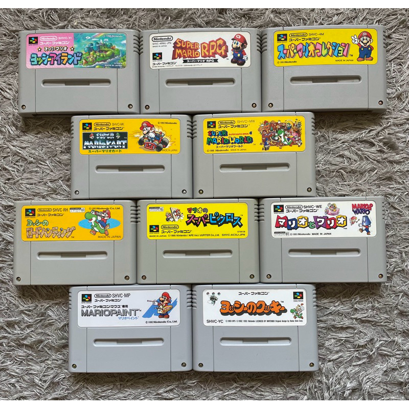 MARIO - SUPER FAMICOM - SUPER NINTENDO - JOGO ORIGINAL em Oferta na Shopee