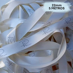 Fita de Cetim Personalizada de 22mm - 10 metros