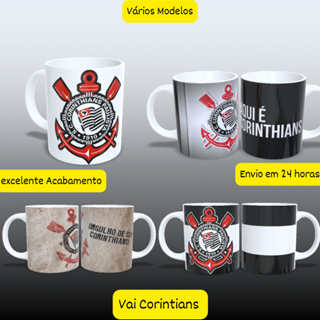 Caneca Corinthians! Qualidade garantida! Vários modelos do Timão! Envio em 24 horas!** em Oferta na Shopee