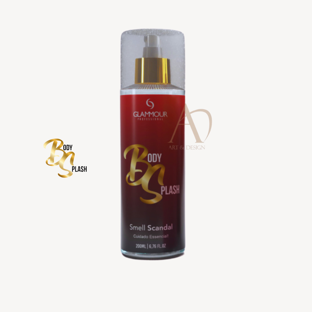 Body Splash Feminino Smell Scandal 200ml Linha CuidadoEssencial Glammour Professional