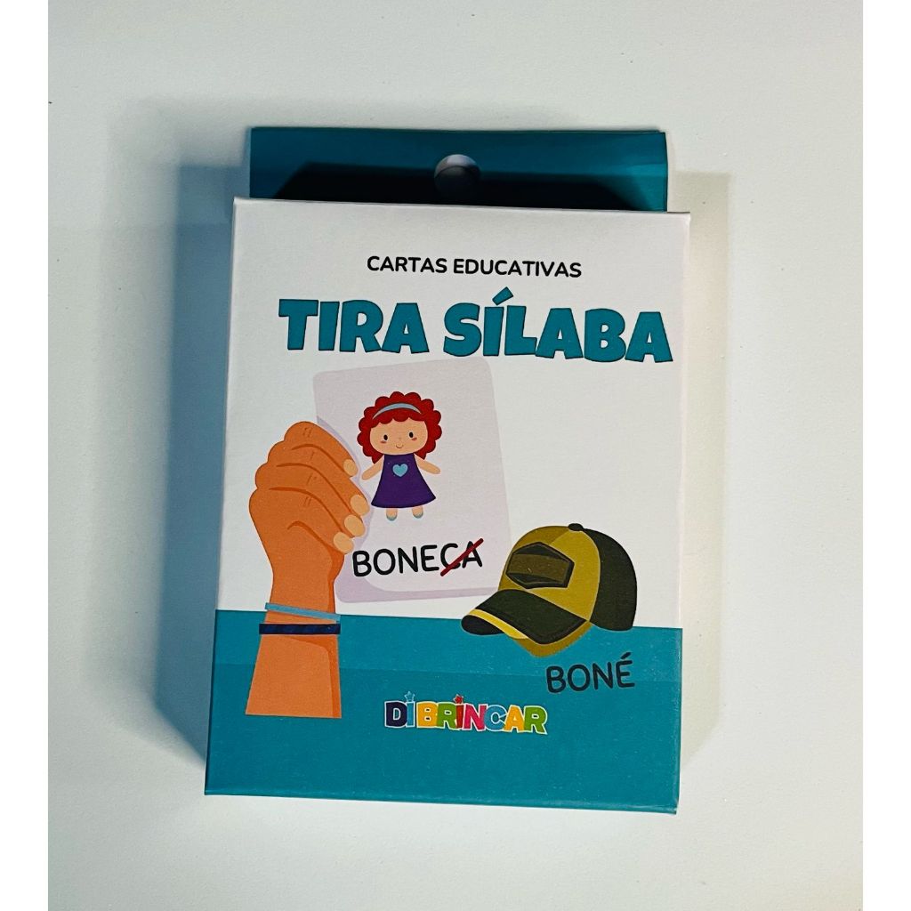 Tira Sílaba Dibrincar Cartas Educativas em Oferta na Shopee