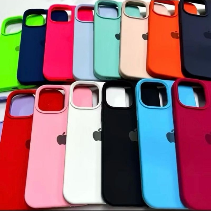 Capa Capinha Silicone Case Aveludada IPhone 13 e 14, Pro e Pro Max em Oferta na Shopee