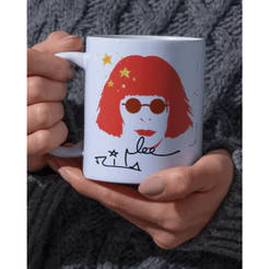 Caneca Personalizada Rita Lee - Todo café combina com um clássico